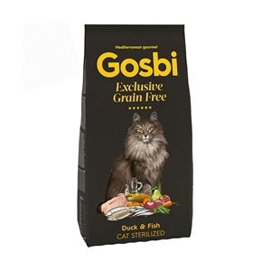Gosbi  Exclusive Grain Free  Duck & Fish Cat Sterilized