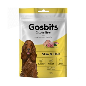 Gosbits Dog Objective Skin&Hair 150g Lot de 6