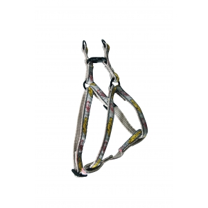 Step in harness for cat - pattern cheese 