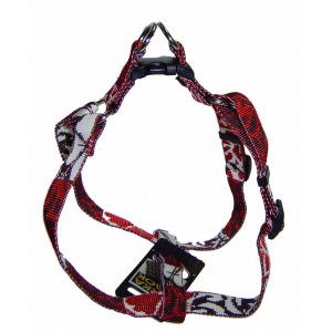 Harnais baudrier pour chien - Bambou Piment