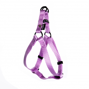 Step in harness for dog Purple nylon