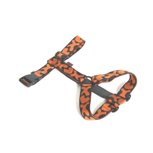 Orange Giraffe Nylon Harness