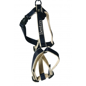 Dog nylon harness - Benton blue