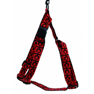 Santa Nylon Harness Red