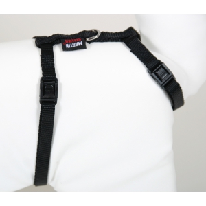 Cat harness - Plain Fabric - noir