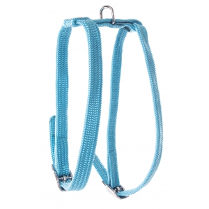 Plain Adjustable Nylon Tubular Harness for Cat - Purple