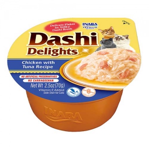 INABA Dashi Delights recette Poulet et Thon 70g x6