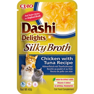 INABA Dashi Delights Silky Poulet et Thon 40g x12