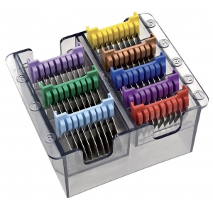 8 stainless steel attachement combs set