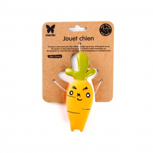 Jouet Carotte en latex pour chien