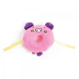 Jouet peluche pour chien - Cochon donut