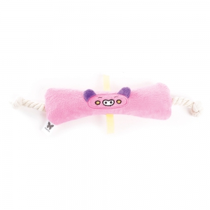 Jouet peluche pour chien - Cochon os