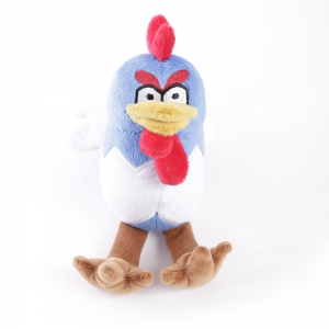 Jouet peluche pour chien - Coq tricolore