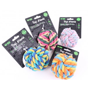 Jouet pour chien - Lot de 4 balles coton