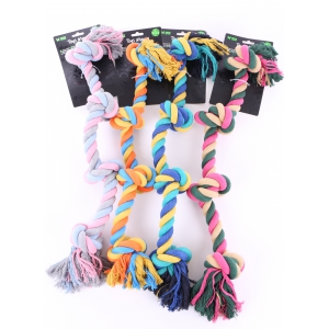 Dog Toy - Set of 4 ropes 4 knots