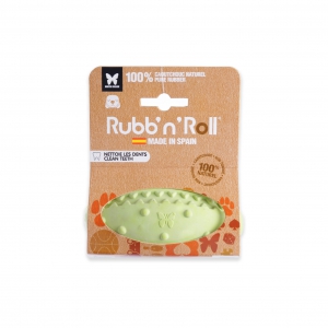 Jouet Rubb'n'Dental spécial dent -  rugby  - 12 cm 