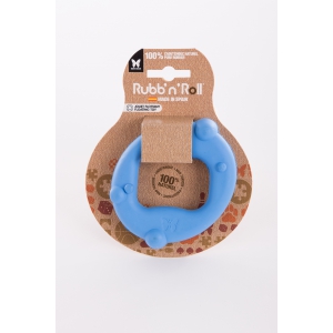 Jouet Rubb'n'Roll flottant - cercle bleu - 10x6 cm