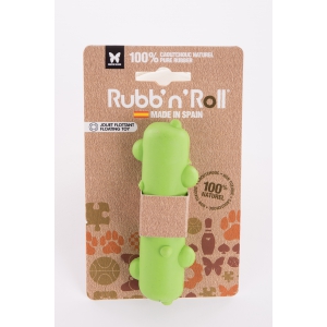Jouet Rubb'n'Roll flottant - stem vert - 12x3,5 cm