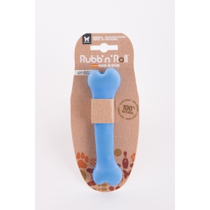 Dog toy - Rubb'n'Roll - blue bone