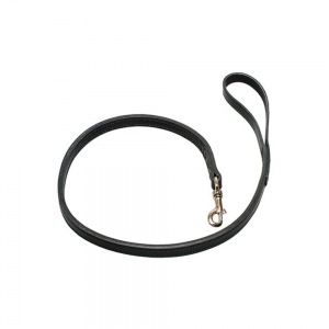 Laisse cuir doublée