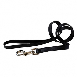 Lead made from imitation lambskin black