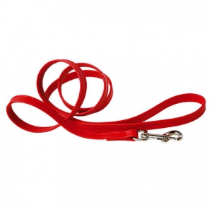 Lead made from imitation lambskin red