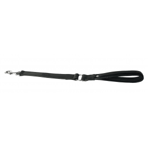 Dog leather lead - comfort - 55 x 3 cm 
