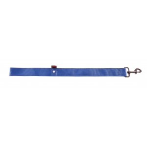 Lead double thickness for dog blue nylon - W40mm L 60cm