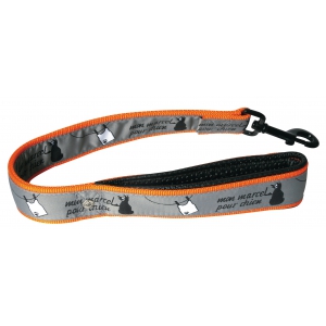 Double Dog Leash -Mon marcel pour chien - grey
