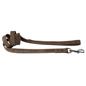 Laisse "Jean" chocolat