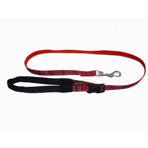 Laisse ouverture rapide pour chien - Kilt plaid