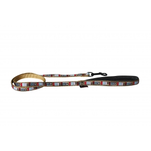 Dog lead - Bayadere red