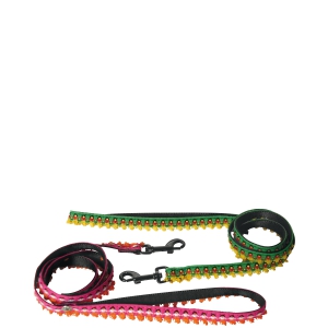 Dog lead - Dancing Queen pink