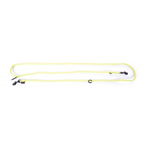 Multiposition dog lead - rounded nylon - green - 1,3 x 192 cm 