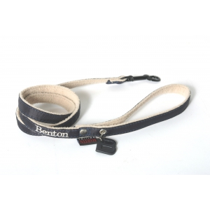 Nylon dog lead - Benton blue