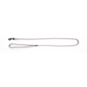 Dog lead - rounded nylon - grey