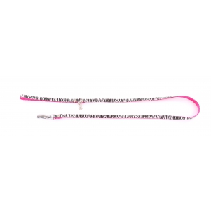 Dog nylon lead - Zebra pink