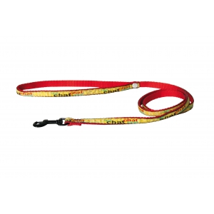 Adjustable lead cat - cat pattern - red