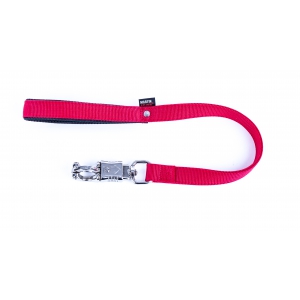Red carabiner Lead Dog panic