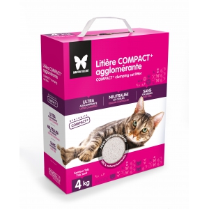 Compact + clumping litter for cats and kittens 4 kg - Martin Sellier X4