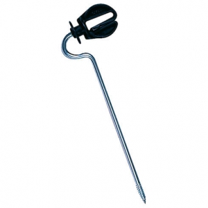 Lot de 10 isolateurs écarteurs pour piquet bois - 20cm