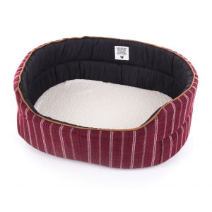 7  oval baskets - Cricket Collection - Red