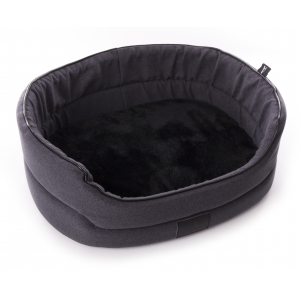 7 round baskets - Collection Faubourg - Grey