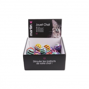 Lot de jouets pour chat - balles plastiques