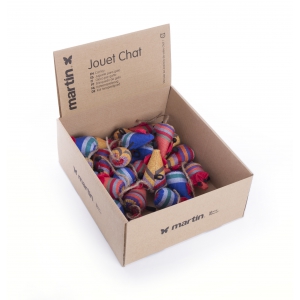 Lot de jouets pour chat - Souris en vrac en tissu ethnique