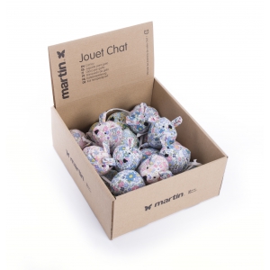 Lot de jouets pour chat - Souris motif fleurs
