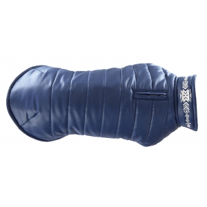Dog jacket coat - blue Ethnic