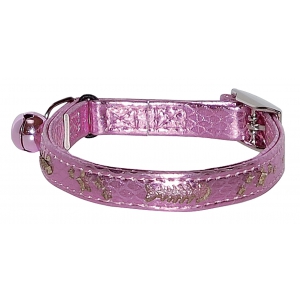 Parure chat "Fleackering light" rose