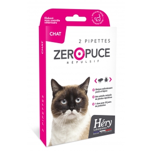Pipette chat Zéro Puce Héry 2mlx2 