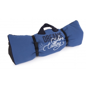 Plaid - Dreams Collection - Bleu & Bleu marine - 115 x 70 cm